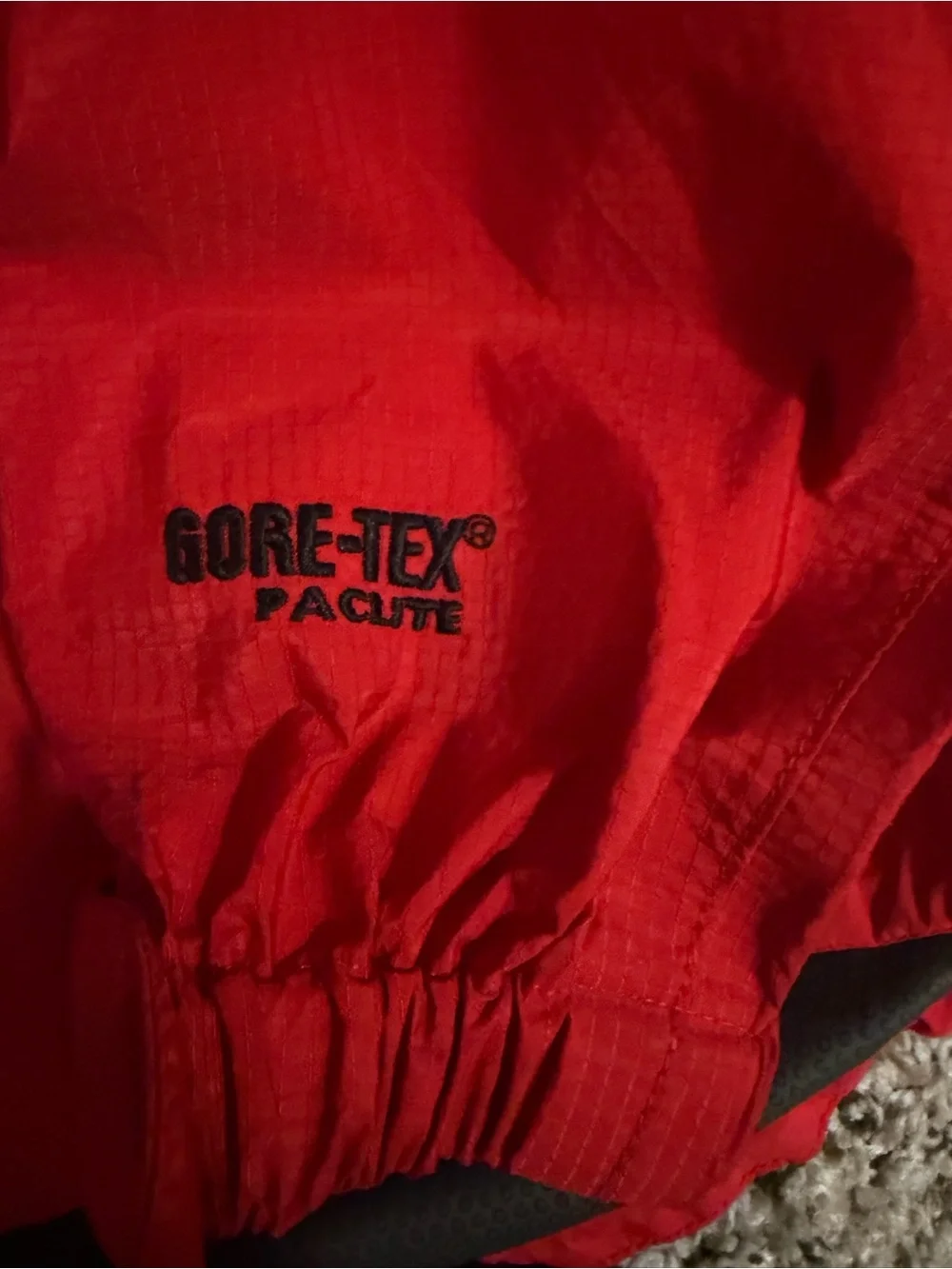 L.L. Bean Red and Black Outdoor GORETEX Jacket